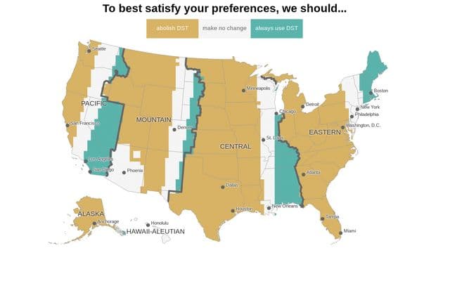 Daylight Saving Time Gripe Assistant Tool