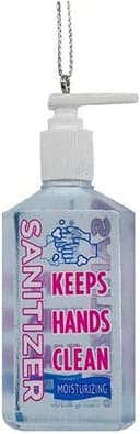 Hand Sanitizer Bottle Novelty Christmas Ornament - Pandemic Quarantine Supply Holiday Tree Ornament